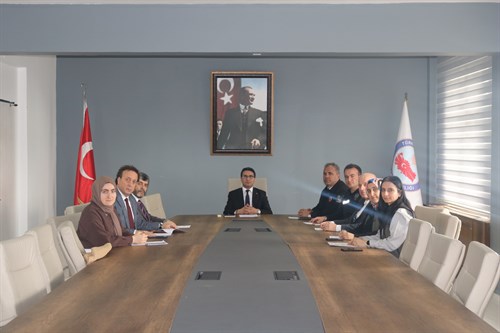 Kaymakam KORKMAZ Başkanlığında Orman Yangınları ile Mücadele Komisyonu Toplantısı Yapıldı