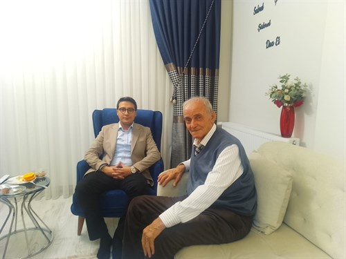 Kaymakam KORKMAZ Şehidimiz Yarbay Zafer AKKUŞ'un Ailesini Ziyaret Etti