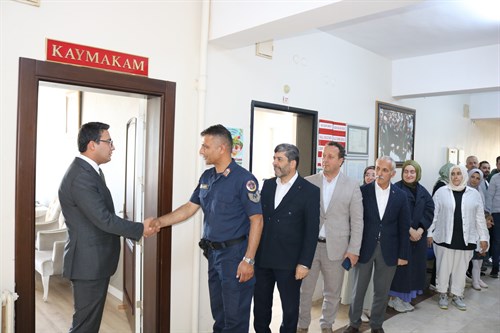 Kaymakam KORKMAZ Kurumların Amir ve Personeli ile Bayramlaştı