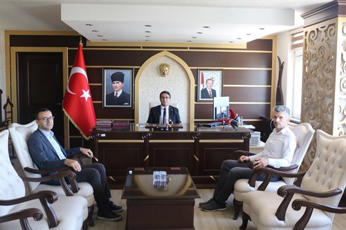 Kaymakam KORKMAZ OKA Yetkililerini Makamında Kabul Etti 